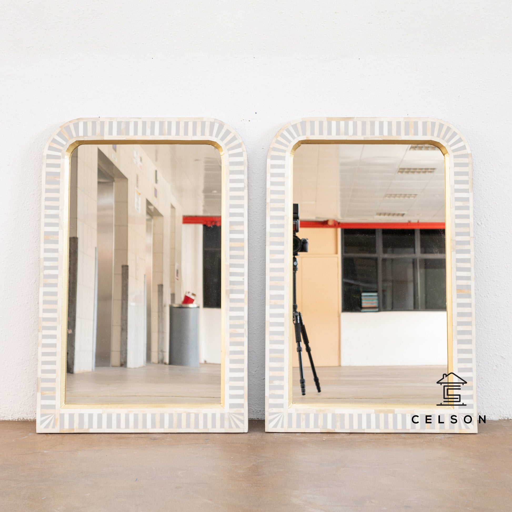 Lee Bone Inlay Mirror