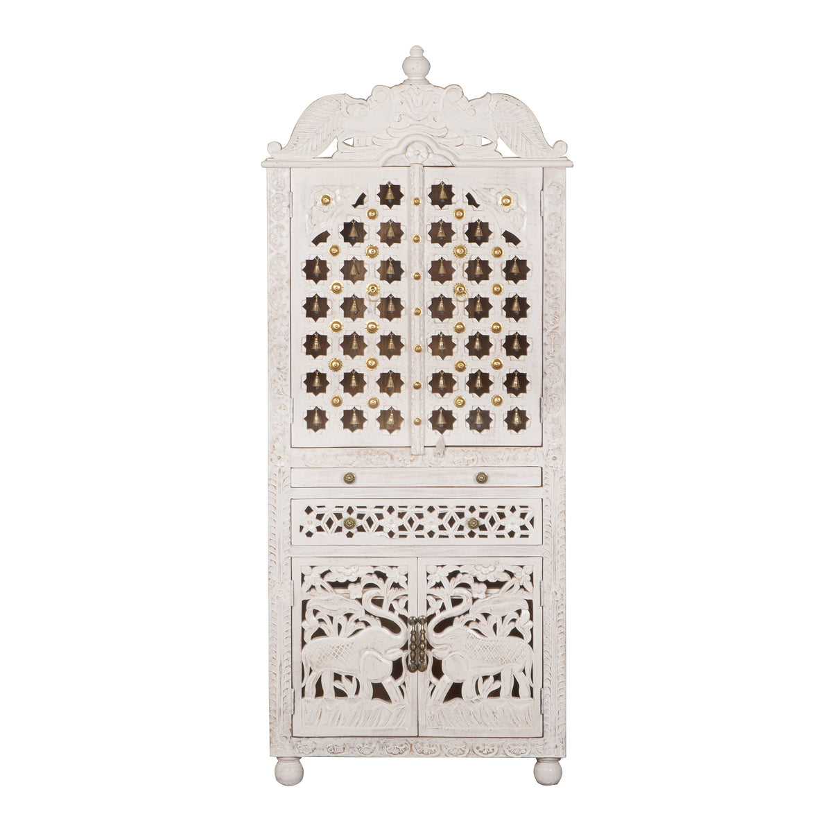Rajan Hand Carved Wooden Mandir