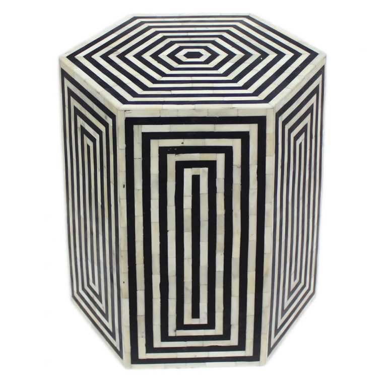 Kathy Bone Inlay Stool
