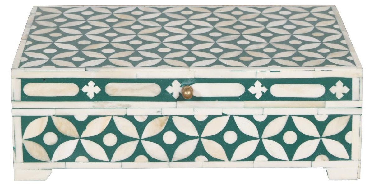 Kelly Bone Inlay Jewelry Box