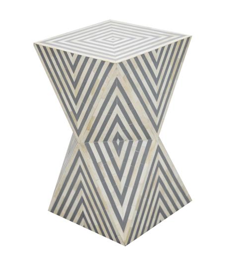Leon Bone Inlay Stool