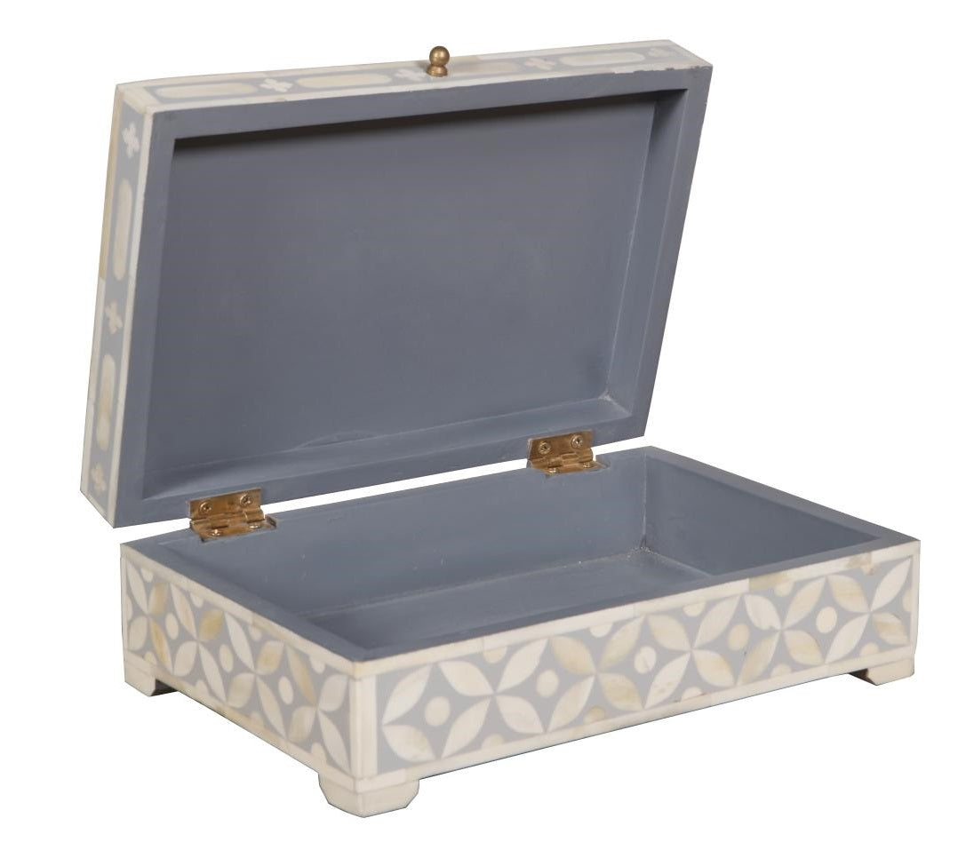 Kelly Bone Inlay Jewelry Box