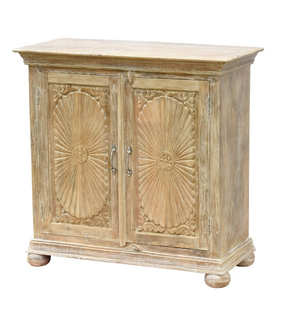Rainne Wooden Carved Cabinet
