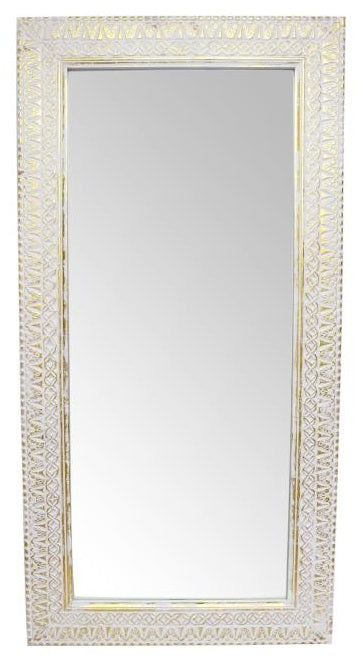 Ruvi Indian White & Gold Mirror