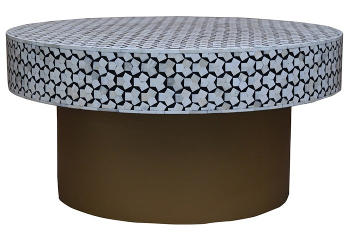 Chrissy Bone Inlay Coffee Table