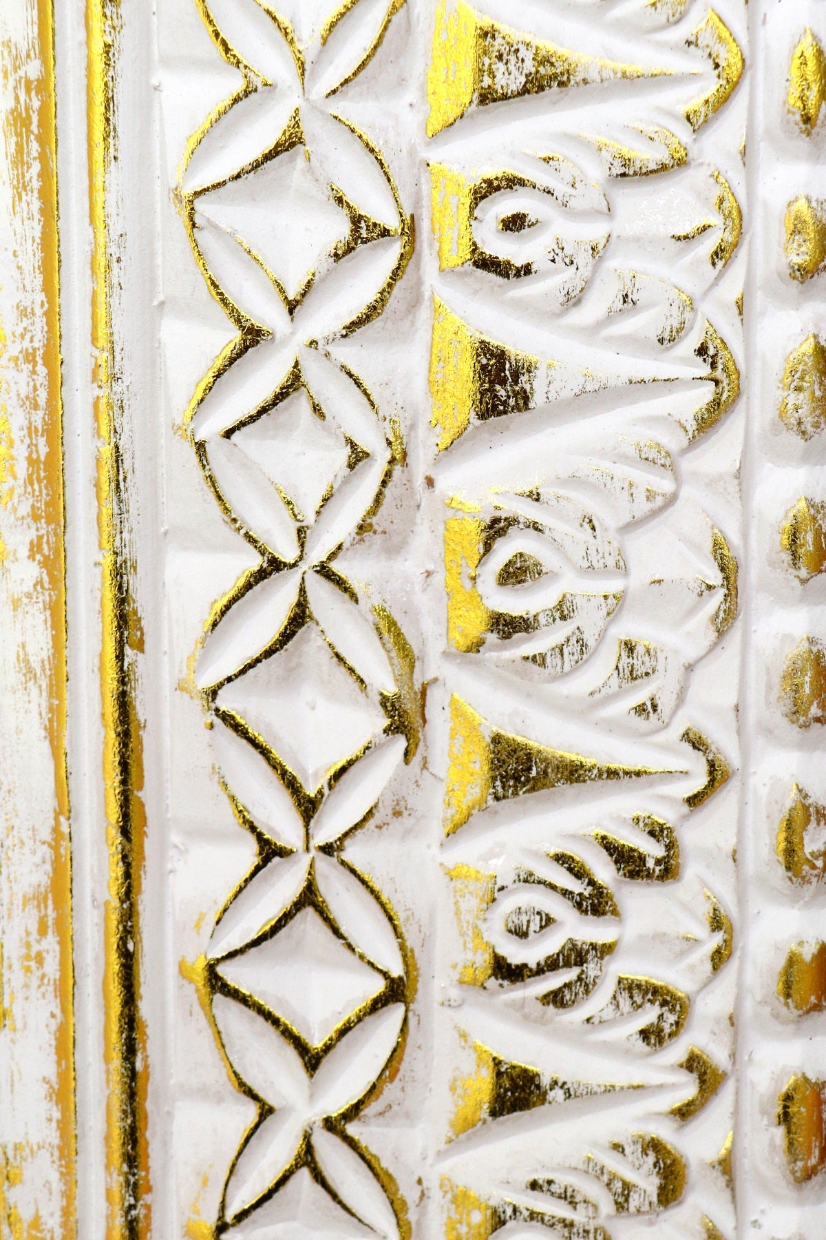 Ruvi Indian White & Gold Mirror