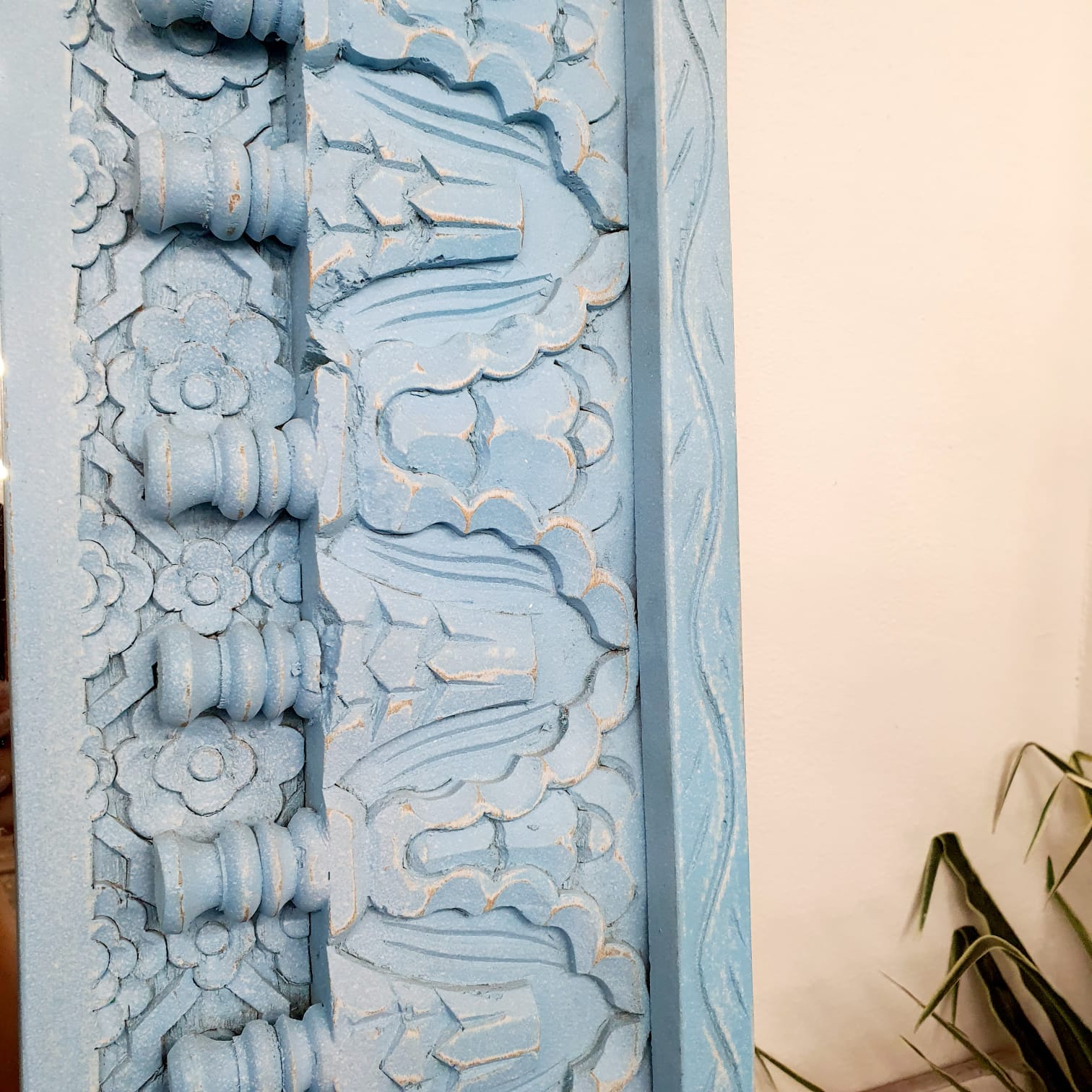 Elba Hand Crafted Wooden Mirror