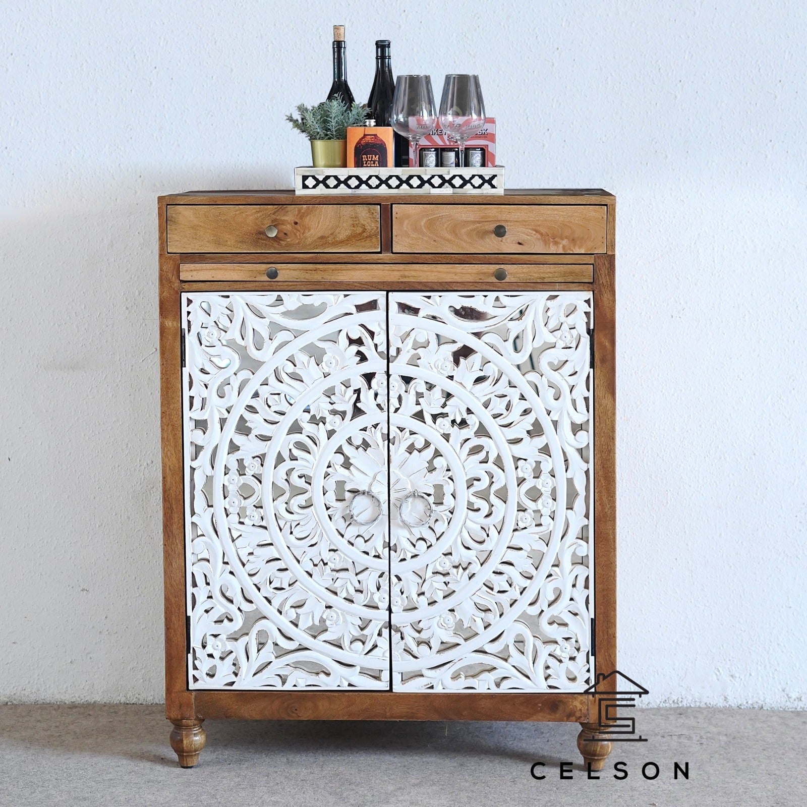 Rory Wooden Bar Cabinet