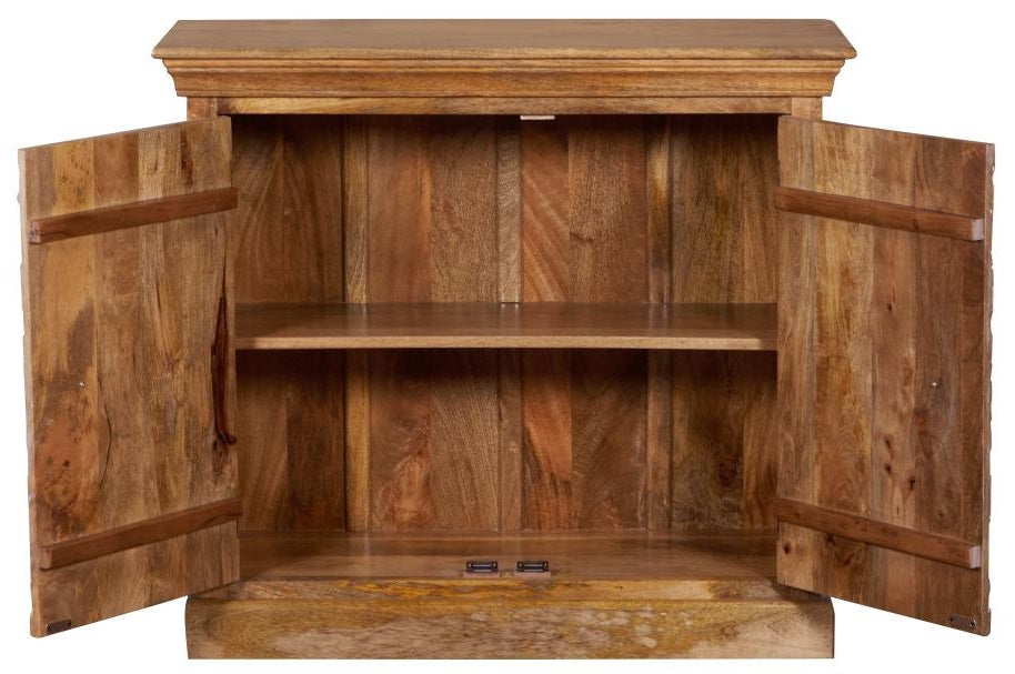 Dakota Carved Wooden Cabinet
