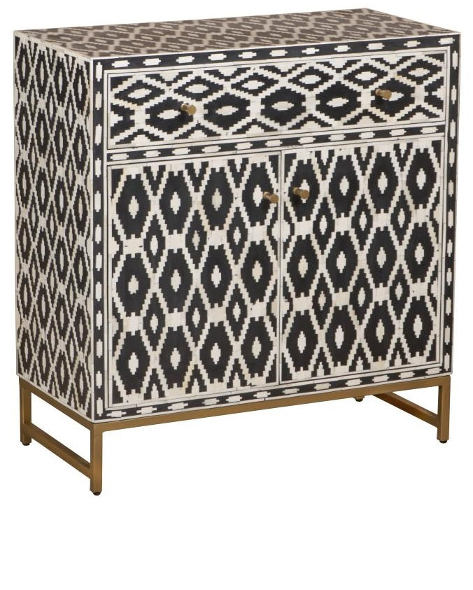 Sollena Bone Inlay Cabinet