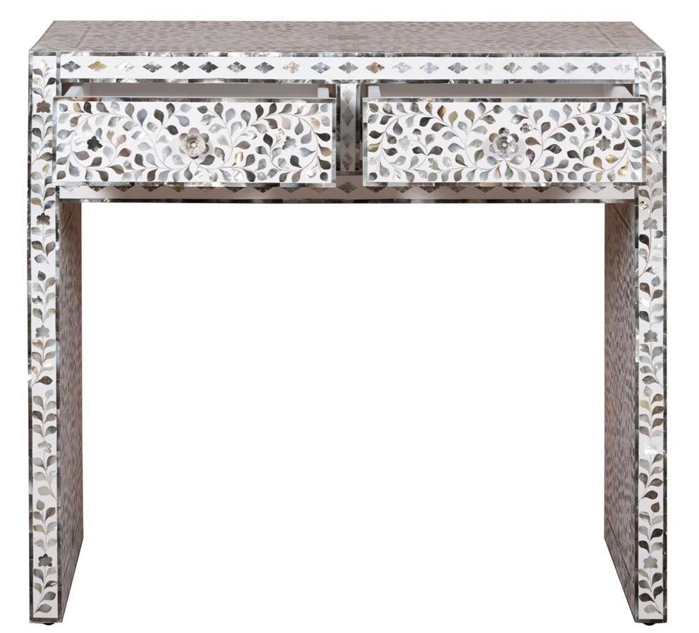 Vesper Mother of Pearl Inlay Console Table