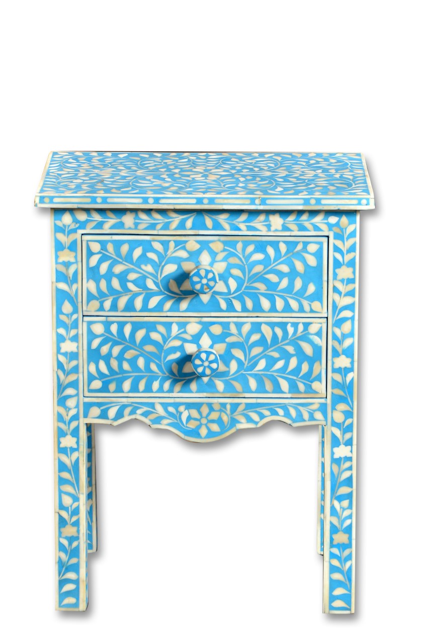 Morena Bone Inlay Bedside