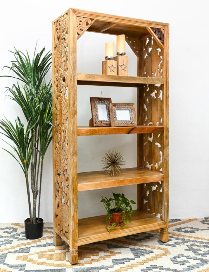 Peter Carved Bookshelf