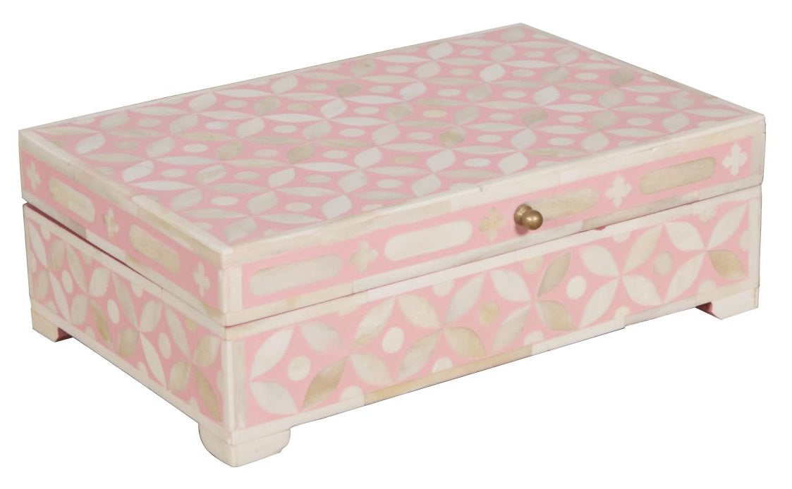 Kelly Bone Inlay Jewelry Box