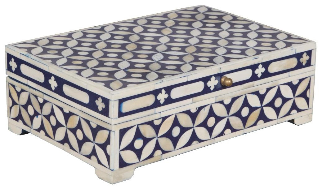 Kelly Bone Inlay Jewelry Box