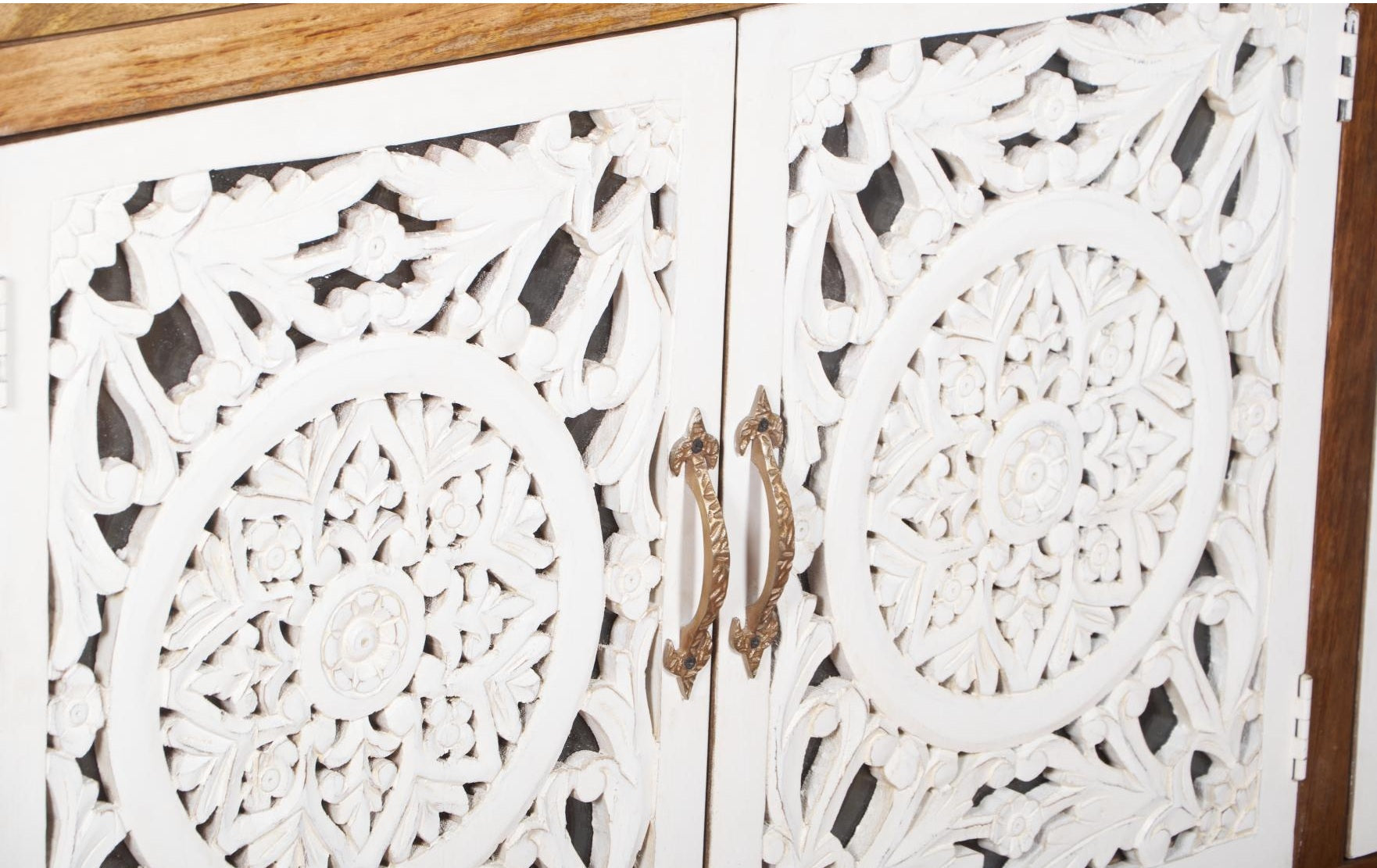 Perry Hand Carved Wooden Buffet