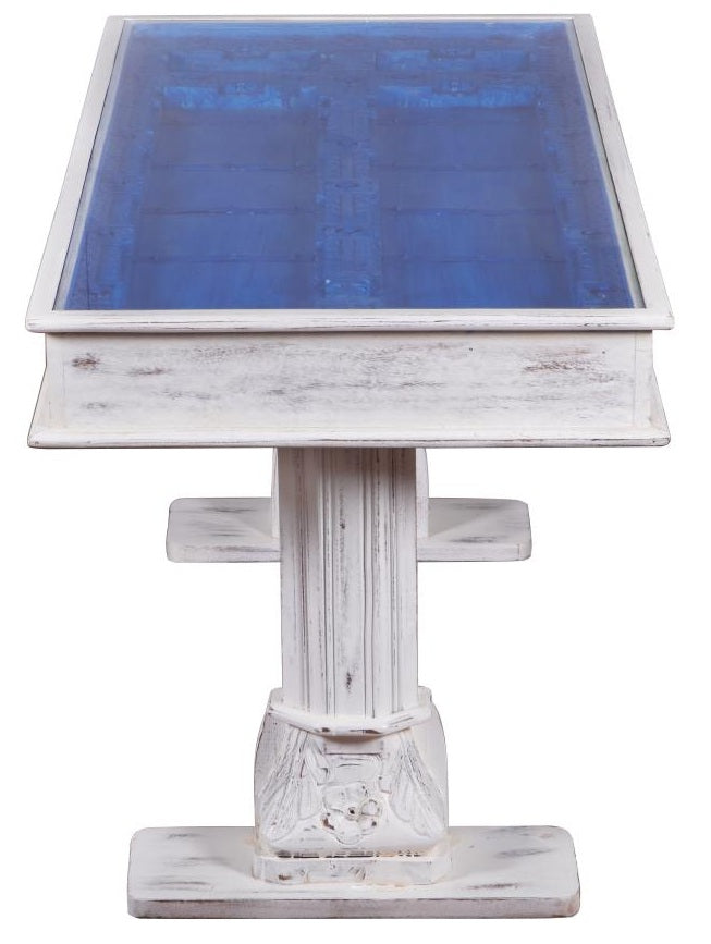 Uma Hand Carved Wooden Dining Table