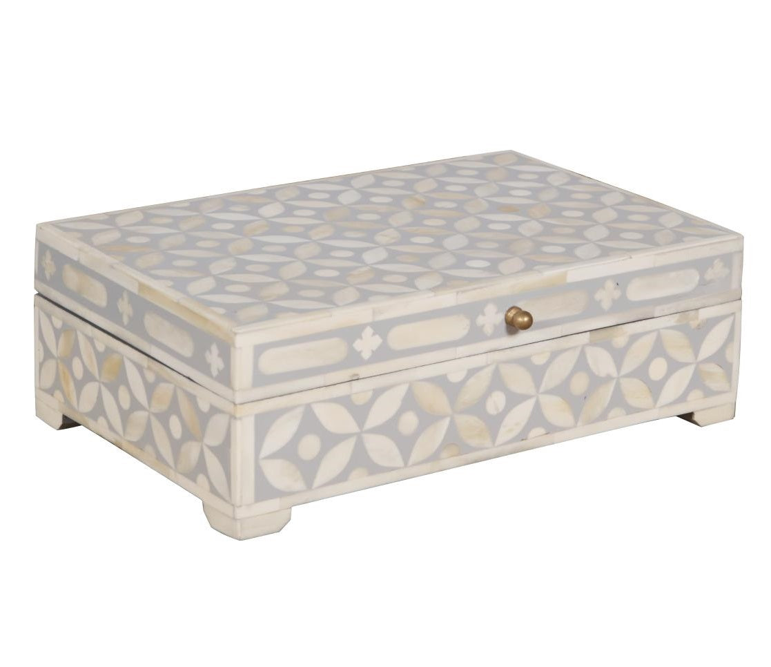 Kelly Bone Inlay Jewelry Box
