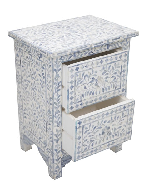 Dove Bone Inlay Bedside