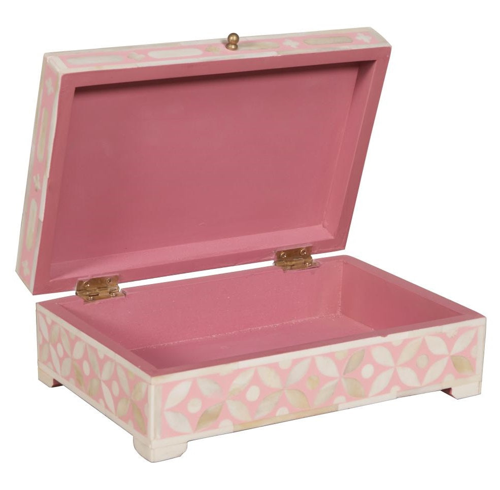 Kelly Bone Inlay Jewelry Box