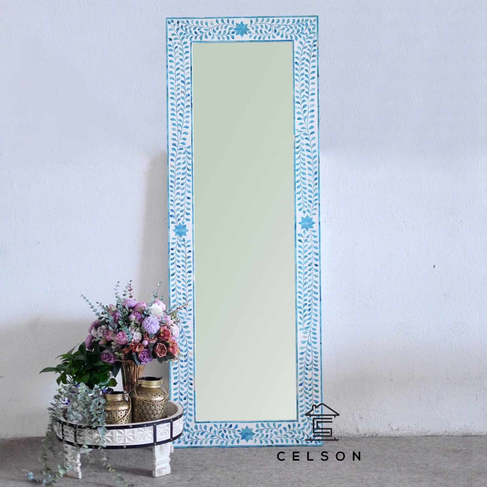 Vega Bone Inlay Mirror