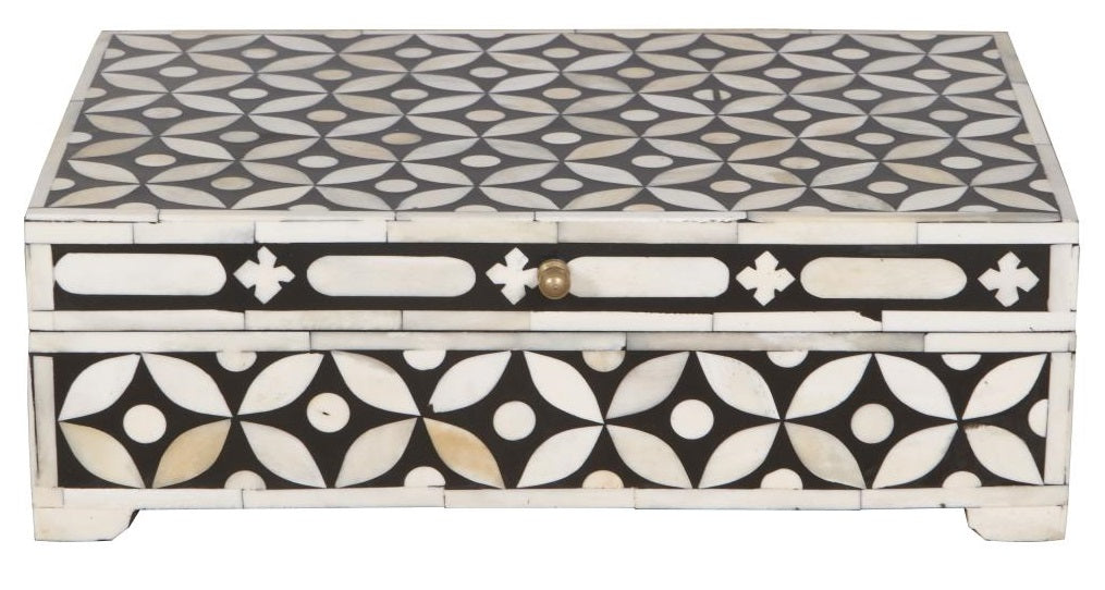 Kelly Bone Inlay Jewelry Box