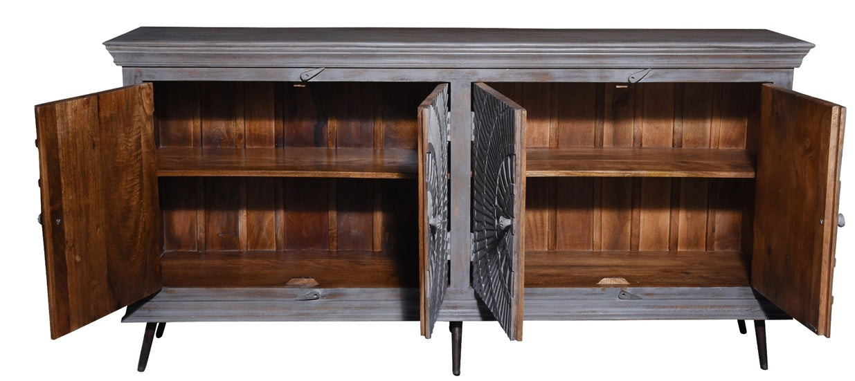 Mellissa Hand carved Wooden Buffet