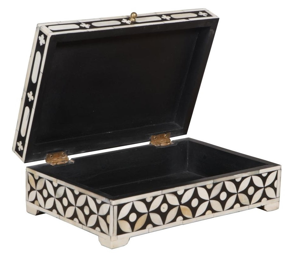 Kelly Bone Inlay Jewelry Box