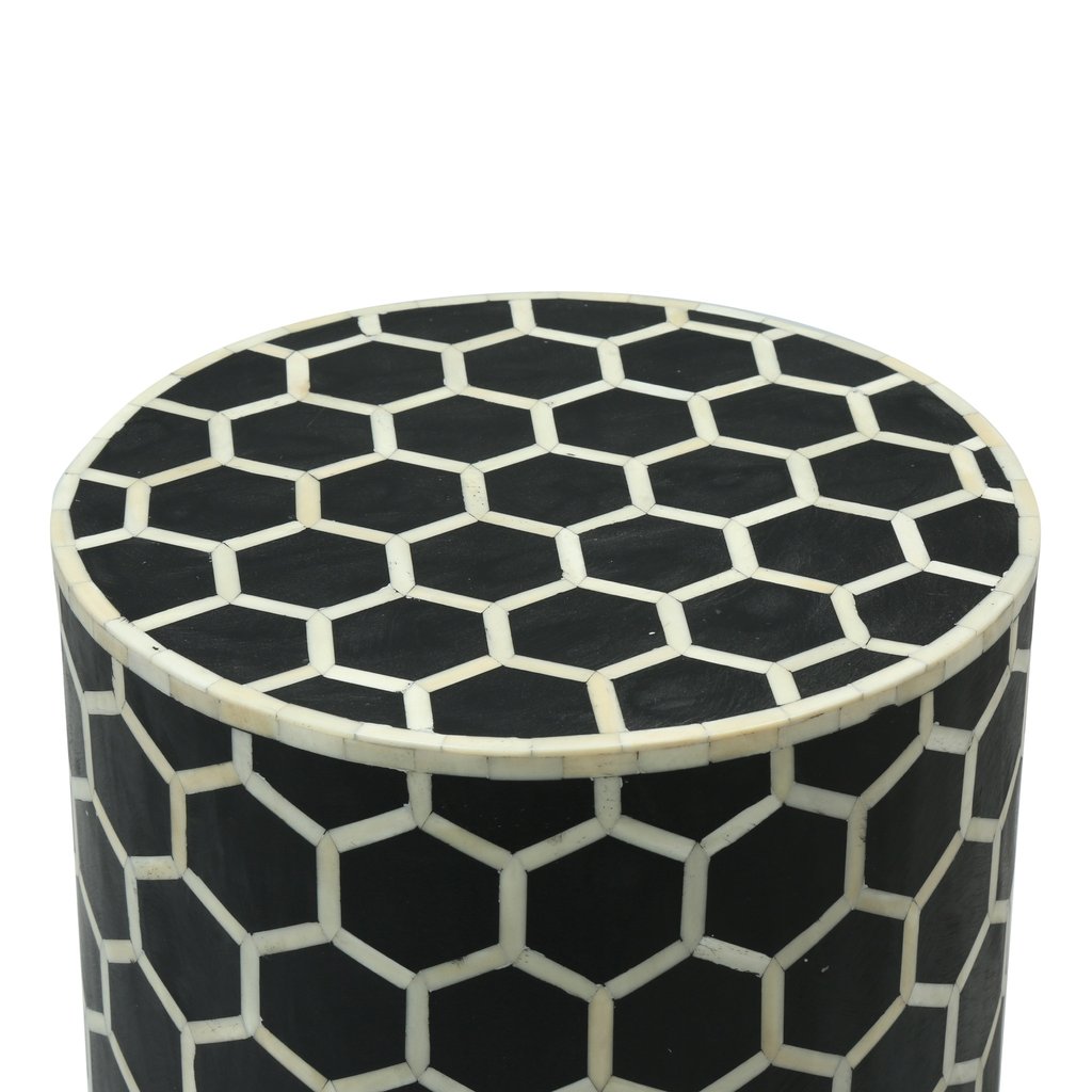 Nikol Bone Inlay Stool