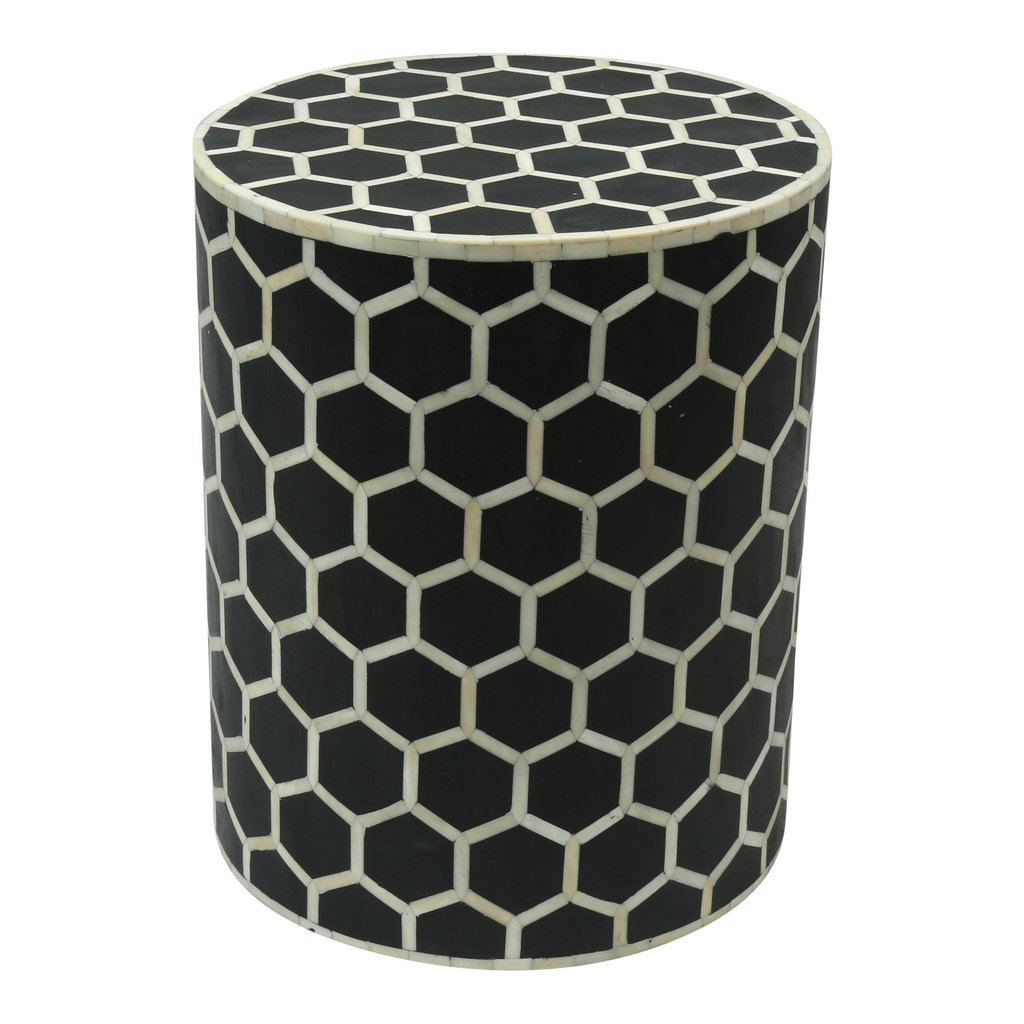 Nikol Bone Inlay Stool
