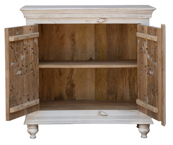 Palmer Carved Wooden Chest