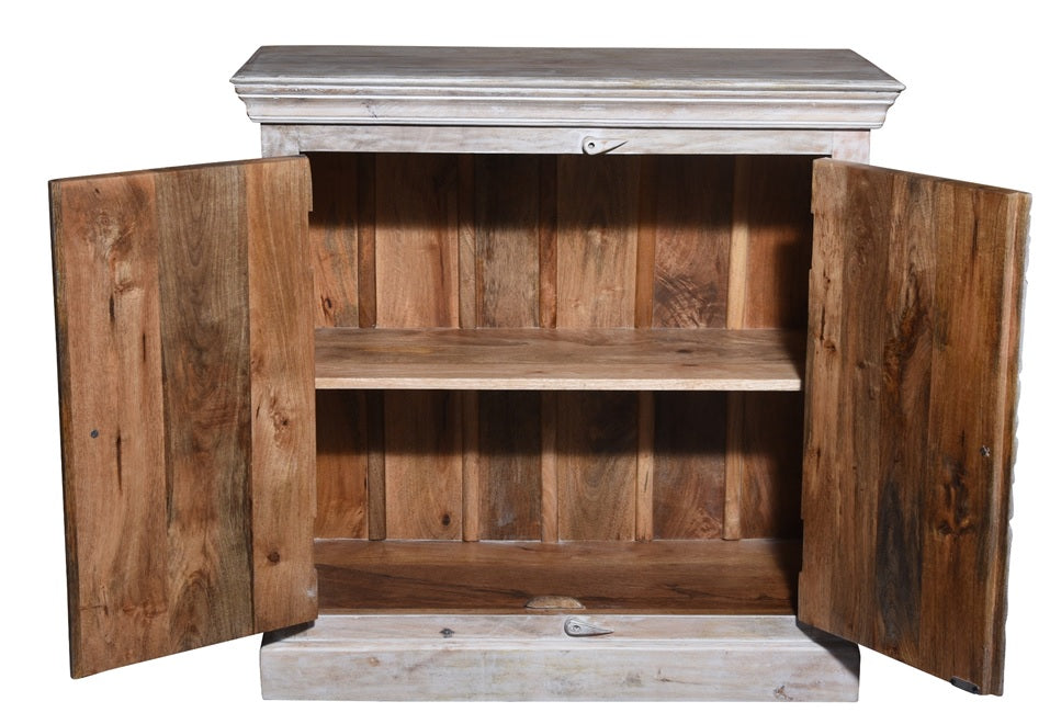 Rowan Wooden Carved Chest