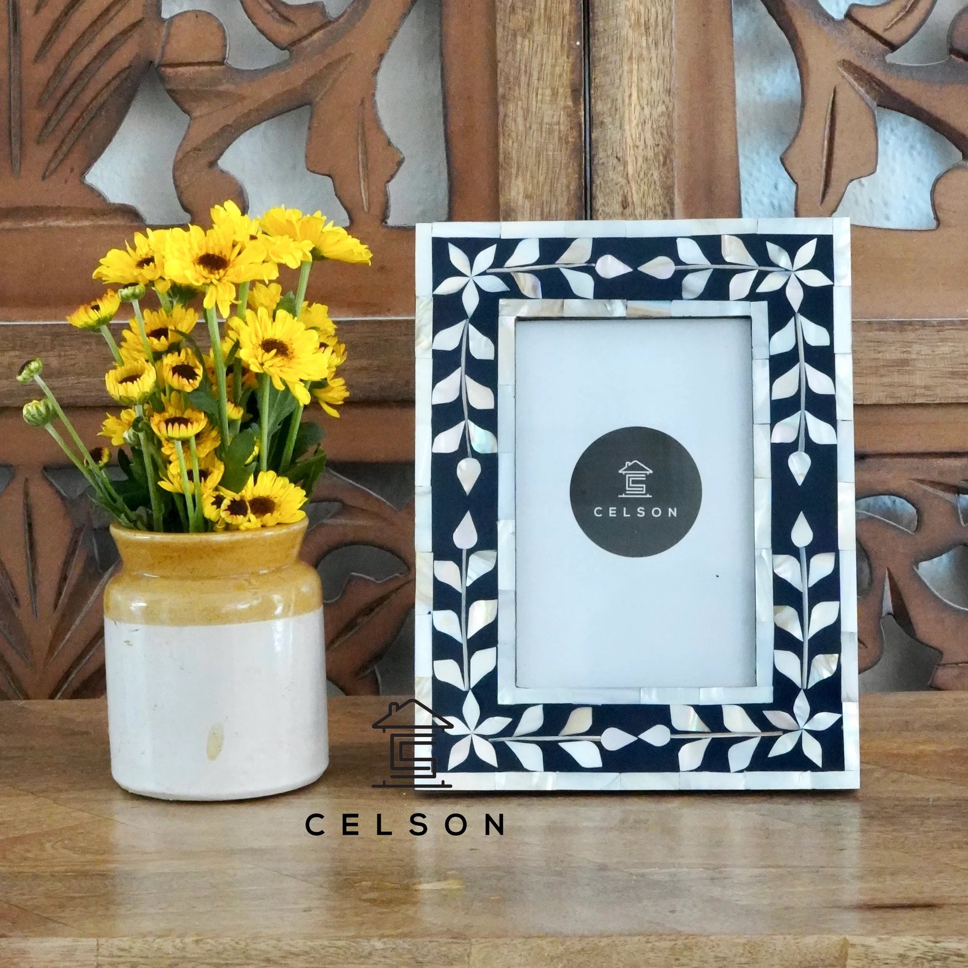 Ivan Mother of Pearl Inlay Photo Frame