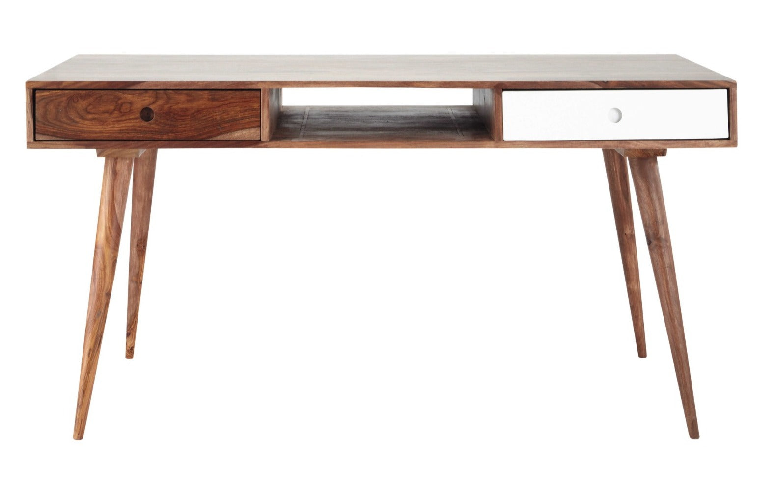 Grace Hand Carved Wooden Study Table