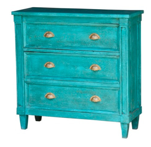 Marsha Carved Wooden Chest of Drawer