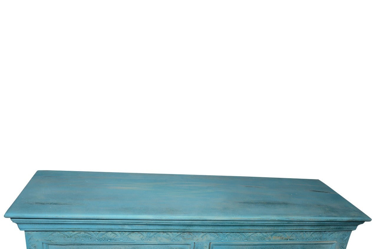 Chris Carved Wooden Cabinet