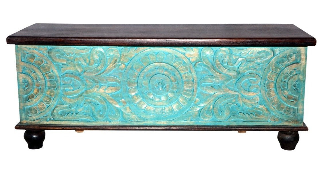 Nielsen Carved Storage Trunk