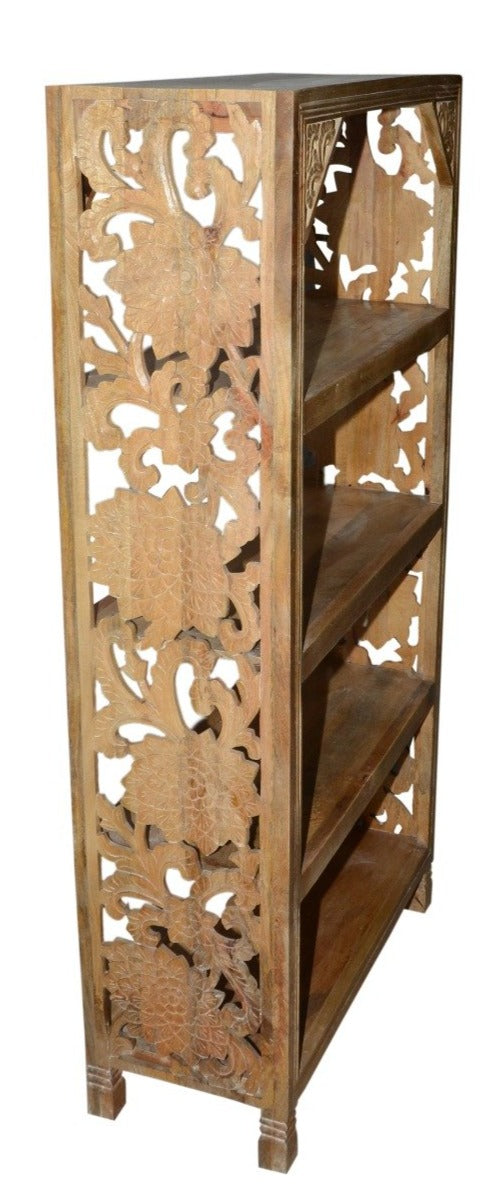 Peter Carved Bookshelf