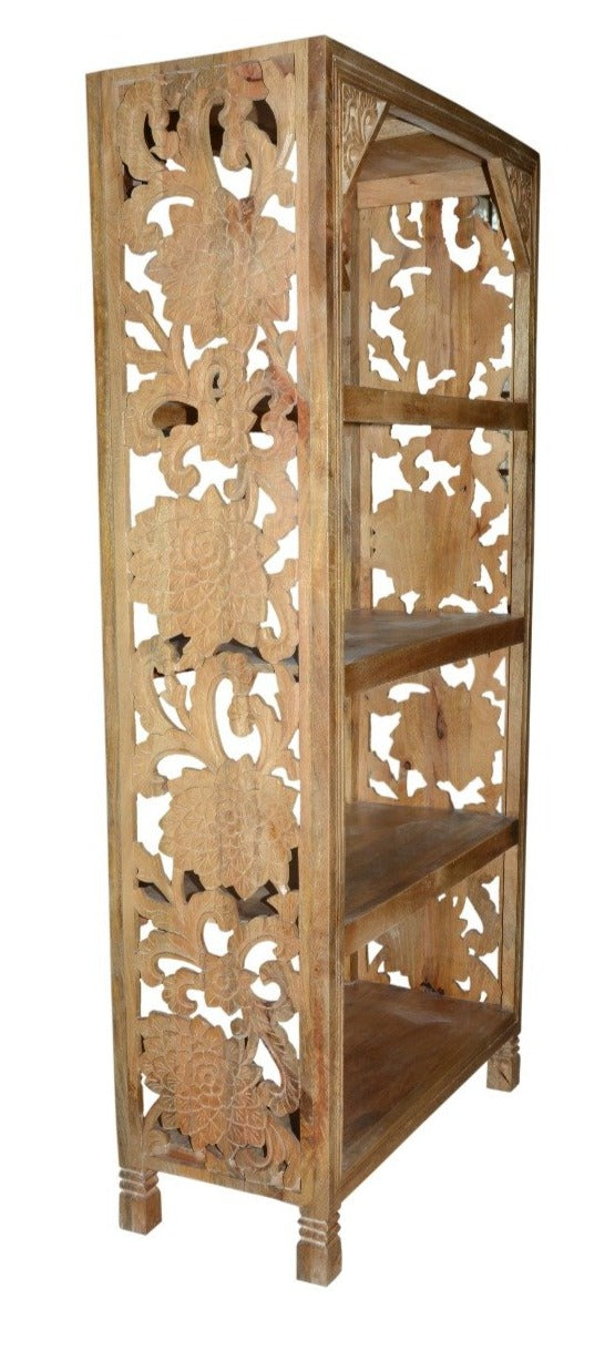 Petros Hand Carved Bookshelf