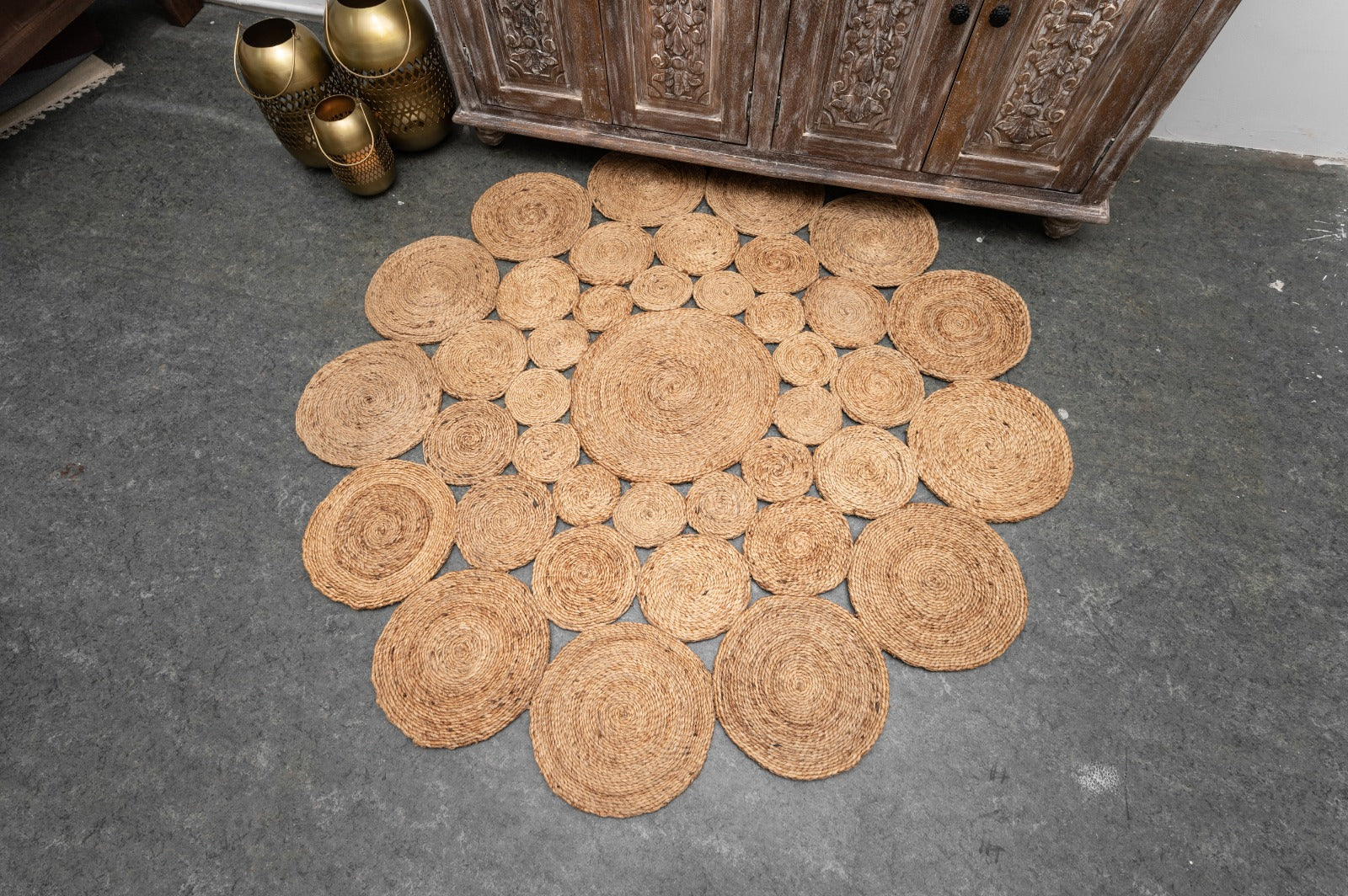 Carlo Handmade Natural Fiber Jute Rug