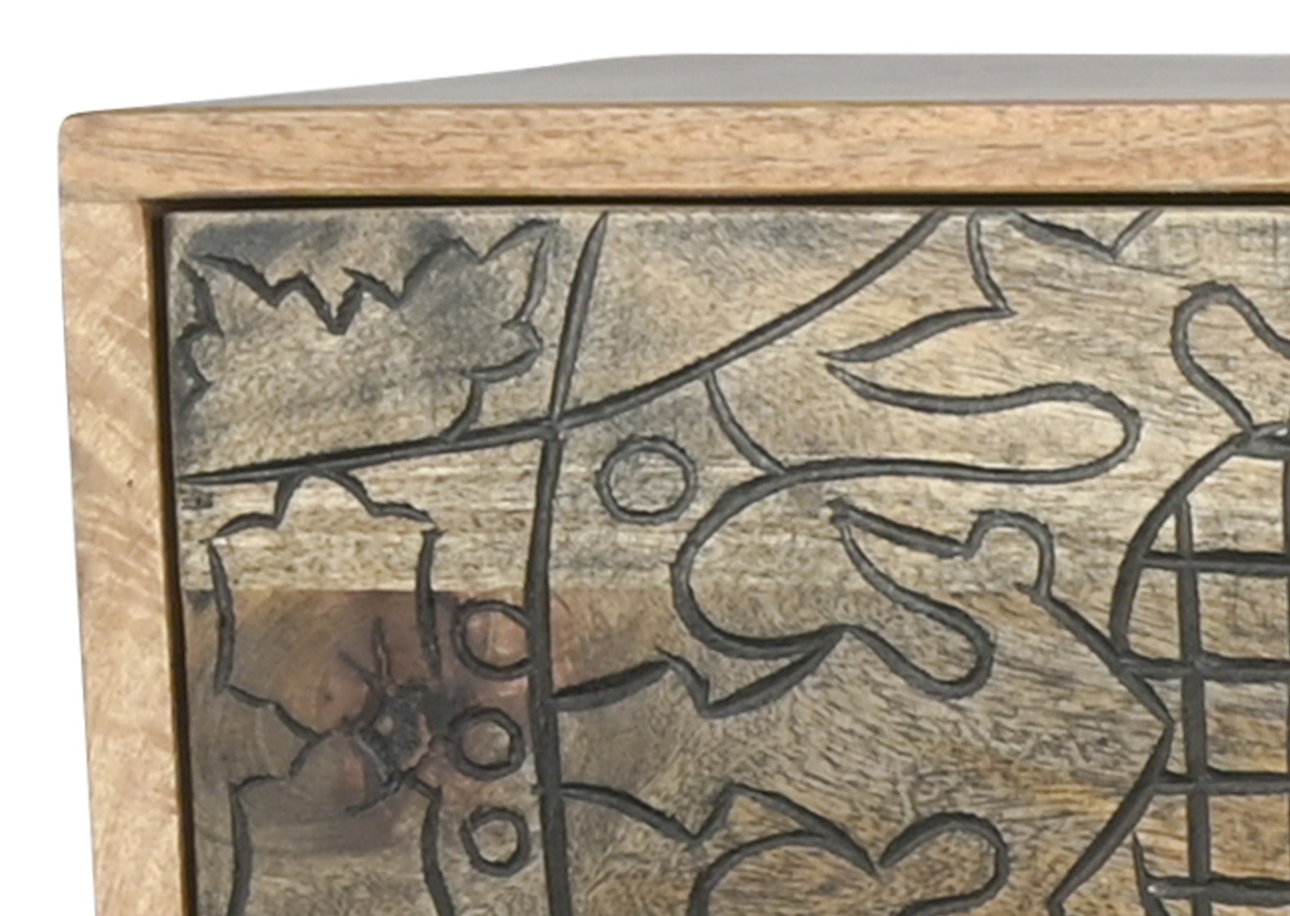 Ben Carved Wooden Dresser