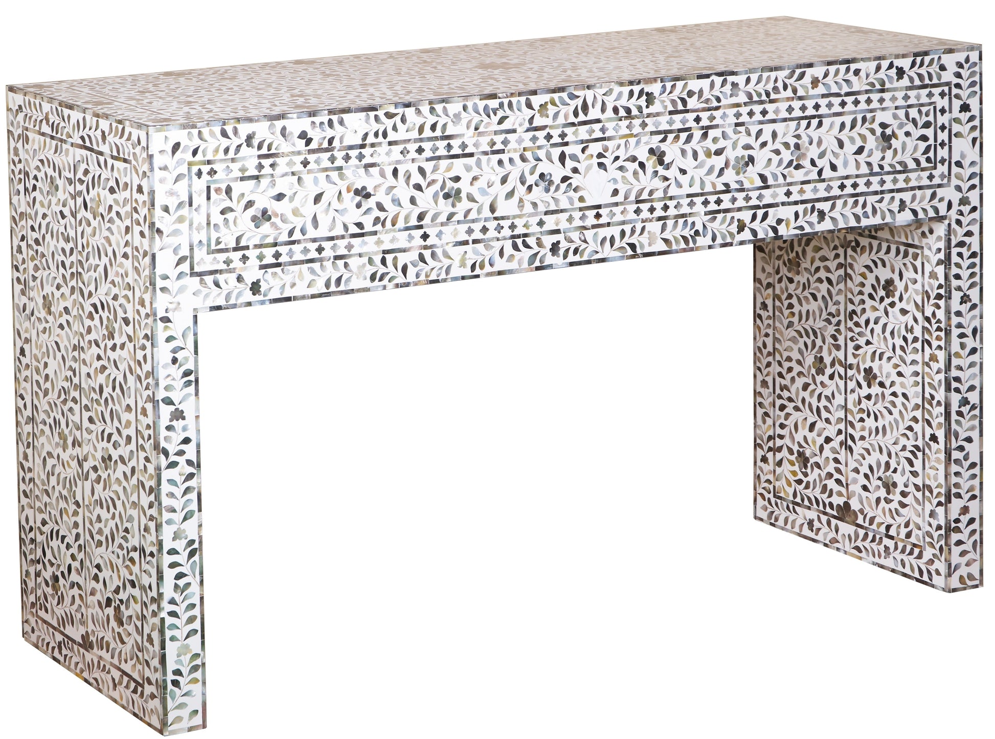 Alia Mother of Pearl Inlay Console Table