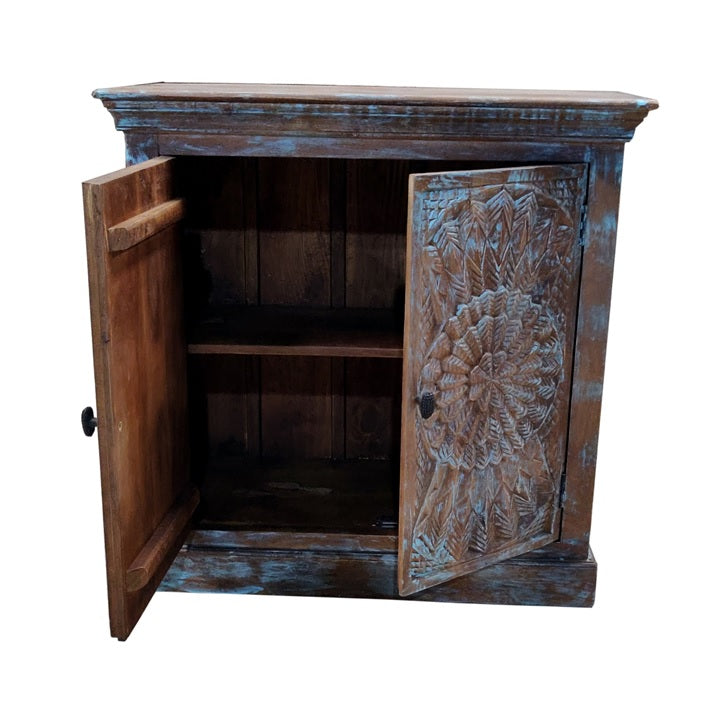 Annika Wooden Carved Cabinet