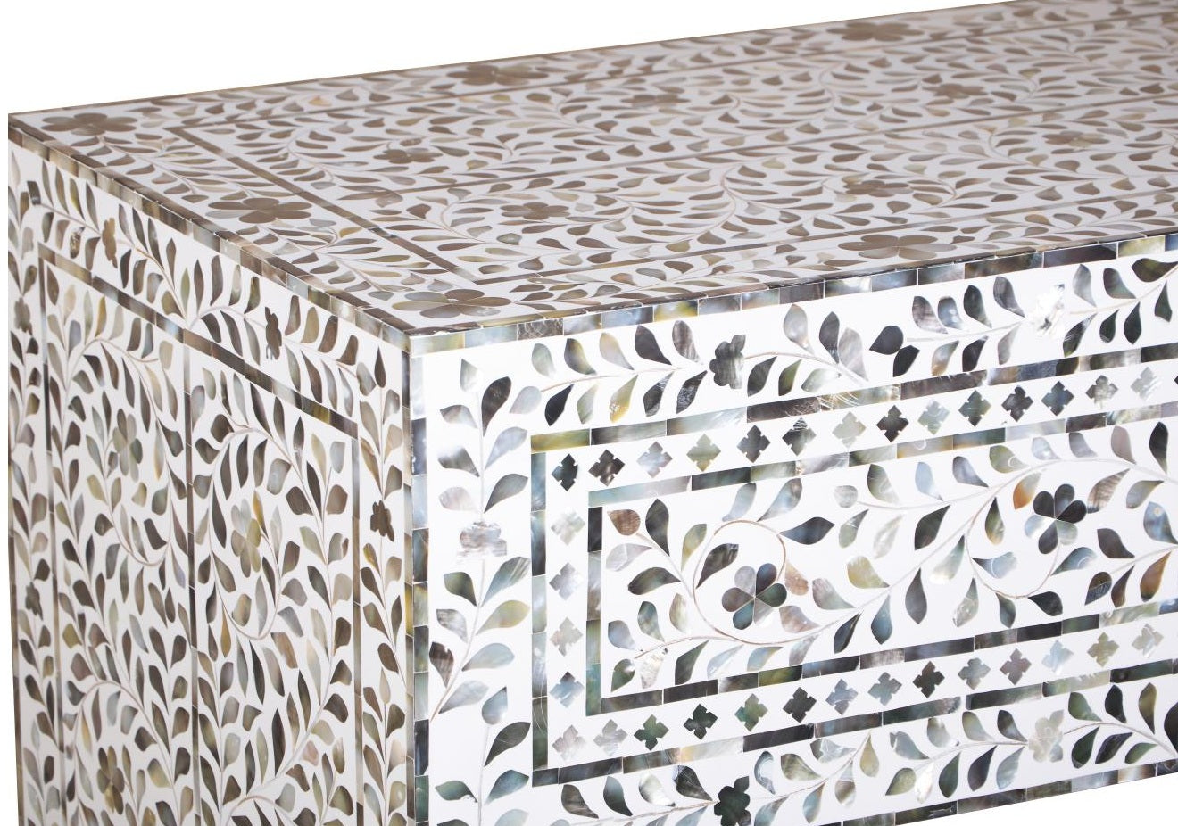 Alia Mother of Pearl Inlay Console Table