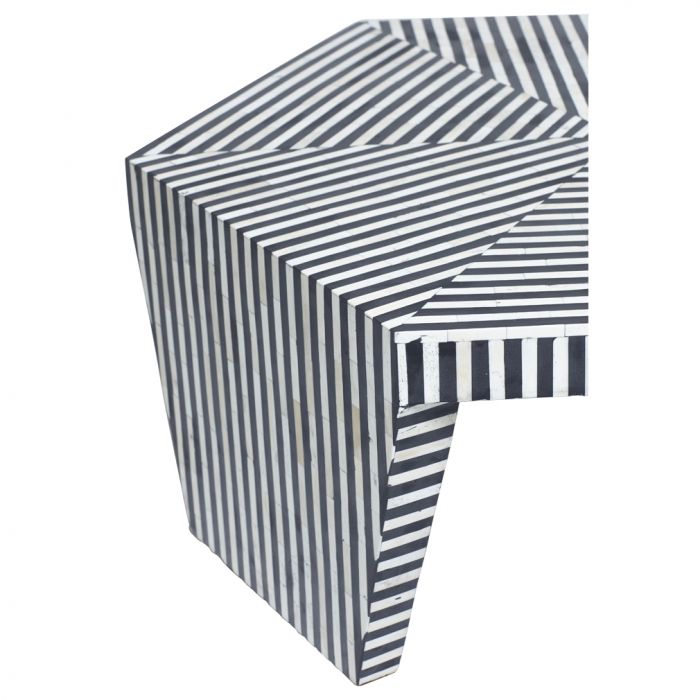 Makoare Bone Inlay Coffee Table