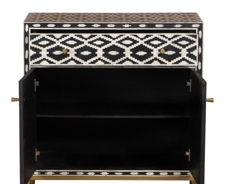 Sollena Bone Inlay Cabinet
