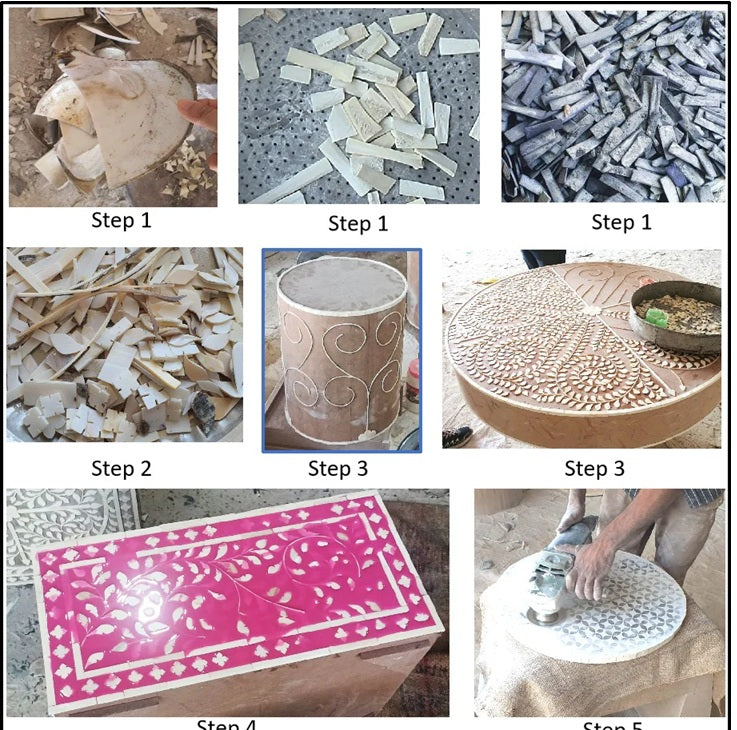 Kelly Bone Inlay Dresser