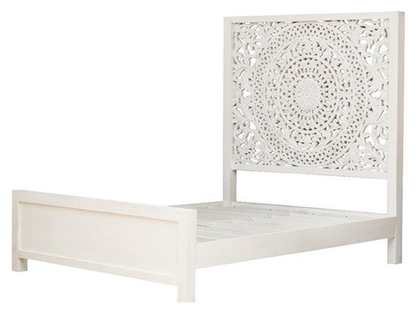 Jose Hand Carved Bed frame
