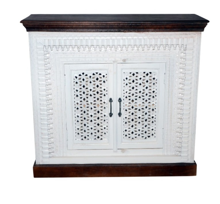 Carole Wooden Carved Cabinet