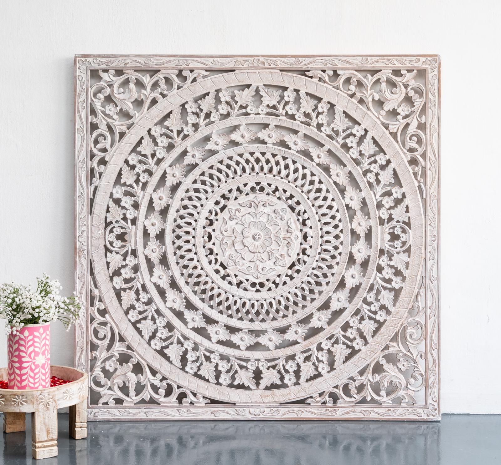 Liza Carved Wall Panel